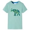 vidaXL T-shirt para crian&ccedil;a caqui-claro 92