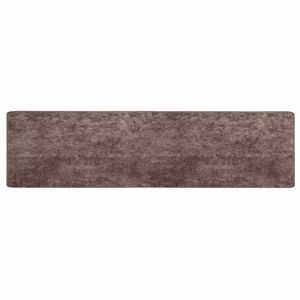 vidaXL Passadeira MARSA Cinzento 80 x 400 cm Poli&eacute;ster e PVC