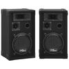 vidaXL Colunas de palco Hifi profissionais passivas 2 pcs 800 W preto