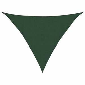 vidaXL Para-sol estilo vela 160 g/m&sup2; 4x4x5,8 m PEAD verde-escuro