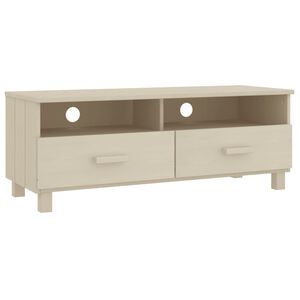 vidaXL M&oacute;vel de TV HAMAR 106x40x40 cm pinho maci&ccedil;o castanho-mel