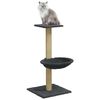 vidaXL &Aacute;rvore p/ gatos c/ poste arranhador sisal 74 cm cinzento-escuro