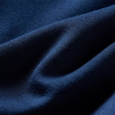 Vestido de manga comprida para criança azul-marinho 92
