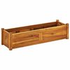 vidaXL Canteiro elevado de jardim 100x30x25 cm madeira de ac&aacute;cia