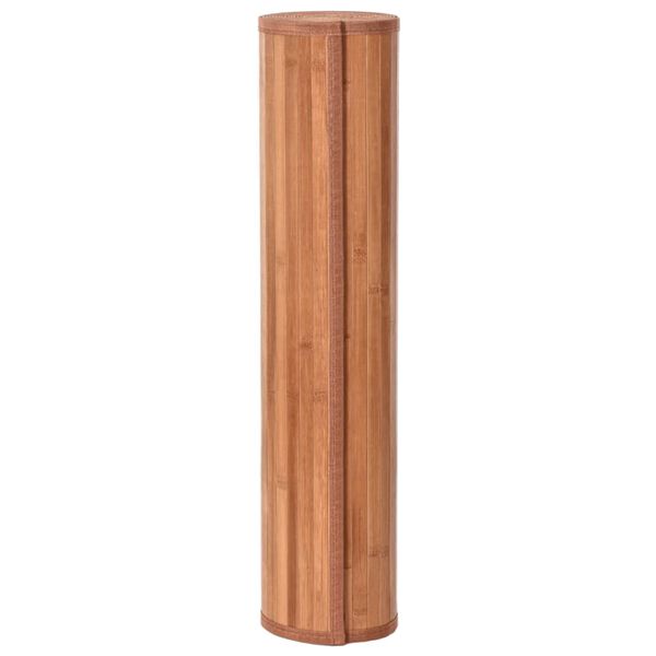 vidaXL Tapete retangular 70x1000 cm bambu castanho