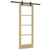 vidaXL Porta Deslizante Natural 73,5 x 198,5 cm