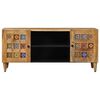 vidaXL Gabinete para TV com prateleira Natural 105 x 33,5 x 46 cm
