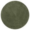 vidaXL Tapete pelo curto macio e lav&aacute;vel HUARTE &Oslash; 120cm verde-floresta