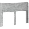 vidaXL Cabeceira Cinzento Cimento Derivados de Madeira