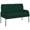 vidaXL Conjuntos de sof&aacute;s 3 pcs Verde Escuro 115 x 56 x 80 cm
