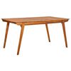 vidaXL Mesa de jardim 150x90x75 cm madeira de ac&aacute;cia maci&ccedil;a