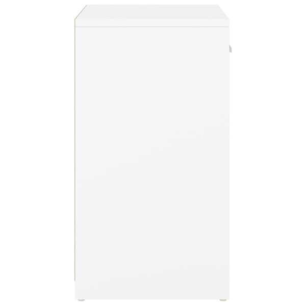 vidaXL Banco sapateira 94,5x31x57 cm derivados de madeira branco