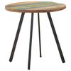 vidaXL Mesa de jantar 80 cm madeira recuperada maci&ccedil;a