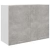 Vidaxl Arm&aacute;rio suspenso 80x31x60 cm derivados de madeira cinza cimento