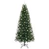 vidaXL &Aacute;rvore de Natal Artificial com 300 LEDs Verde 240 cm PE e PVC