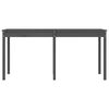 vidaXL Mesa de jardim 159,5x82,5x76cm madeira de pinho maci&ccedil;a cinzento