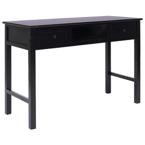 vidaXL Secret&aacute;ria 110x45x76 cm madeira preto