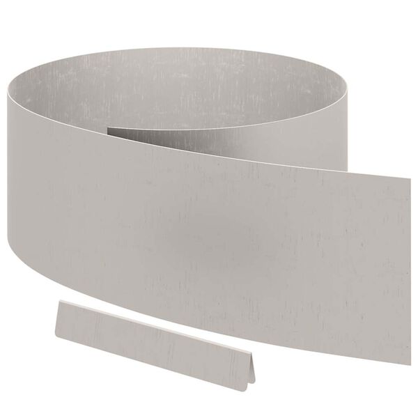 vidaXL Acabamento para Gramado Ferro Enferrujado 450 x 0.05 x 15 cm