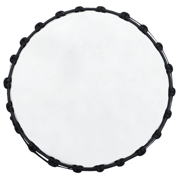 vidaXL Djemb&ecirc; com corda tensora 35,5 cm pele de cabra