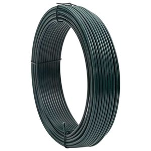 vidaXL Fio de amarra&ccedil;&atilde;o de cerca Verde 33 m PVC