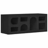 vidaXL Gabinete para TV ELST 100 x 35 x 40 cm Preto