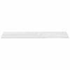 vidaXL Prateleiras de parede suspensas 4 pcs 120x23,5x3,8cm MDF branco