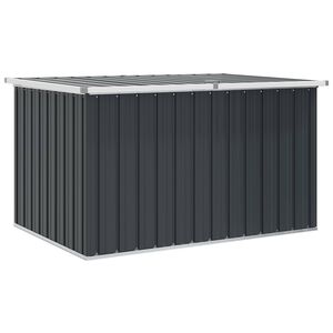 vidaXL Caixa de arruma&ccedil;&atilde;o para jardim 149x99x93 cm antracite