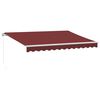 vidaXL Toldo retr&aacute;til manual 350x250 cm bord&ocirc;