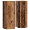 vidaXL Suportes p/ plantas 2 pcs 33x33x100 cm derivados de madeira