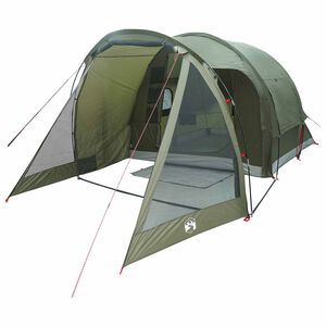 vidaXL Barraca Cabana 4 pessoa Verde-Azeitona Poli&eacute;ster e A&ccedil;o