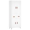 vidaXL Arm&aacute;rio alto 69,5x34x180 cm derivados de madeira branco