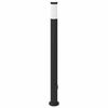 vidaXL Lumin&aacute;ria de poste com tomada, 110 cm, a&ccedil;o inoxid&aacute;vel, IP44