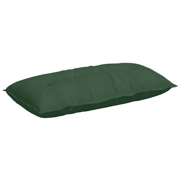 vidaXL Travesseiro para Costas Verde Selva 100 x 50 cm