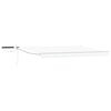 vidaXL Toldo Retr&aacute;til El&eacute;trico Branco 4 &times; 3 m