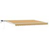 vidaXL Estrutura de Toldo Manual com LEDs 5 x 3 m
