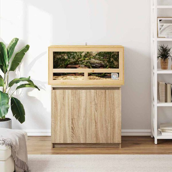 vidaXL Terr&aacute;rio Castanho 80 x 40 x 40 cm OSB