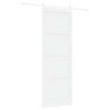 vidaXL Porta Deslizante ORKDAL 83 x 232 cm Madeira de Pinho Maci&ccedil;a