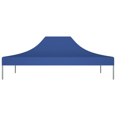 vidaXL Teto para tenda de festas 4x3 m 270 g/m² azul