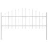 vidaXL Cerca para Jardim WOERDEN 6 unid. 170 x 115 cm Branco