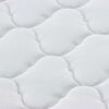 vidaXL Topper de Coco Branco 70 x 200 cm Tecido Jacquard