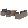 vidaXL Conjunto de Sof&aacute; de Jardim 8 unid. 8-N&uacute;mero de lugares Cinzeto