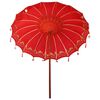 vidaXL Parasol Balin&ecirc;s Vermelho 215 x 215 x 260 cm