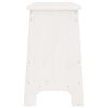vidaXL Banco de corredor 160x28x45 cm madeira de pinho maciça branco