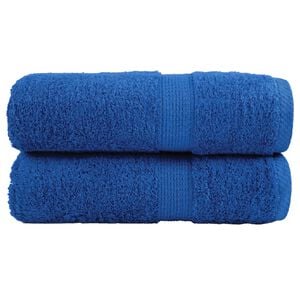 vidaXL Toalhas de rosto premium SOLUND 2 unidades, azul, 30x30 cm, 600 g/m&sup2;