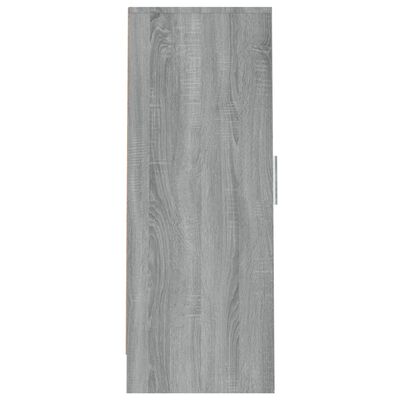 vidaXL Sapateira 32x35x92 cm derivados de madeira cinzento sonoma