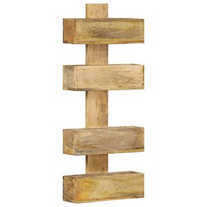 vidaXL Suporte de parede para revistas 30x11x72 cm mangueira maci&ccedil;a