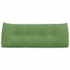 vidaXL Travesseiro para Costas Verde Claro 120 x 24 x 50 cm Veludo