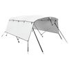 vidaXL Toldo de 4 arcos Bimini c/ paredes laterais 243x(185-198)x137cm