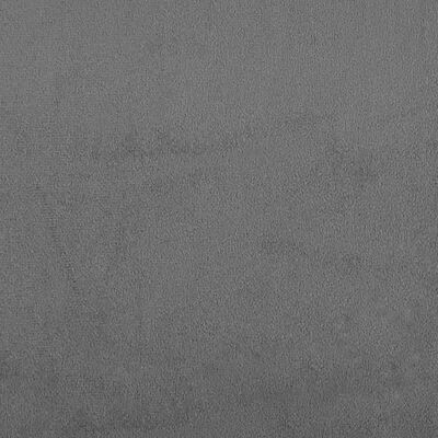 vidaXL Sofá 3 lugares c/ almofadas 180 cm microfibra cinzento-escuro