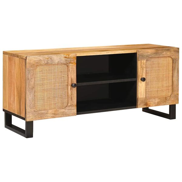 vidaXL Gabinete para TV com prateleira Castanho 105 x 33 x 46 cm